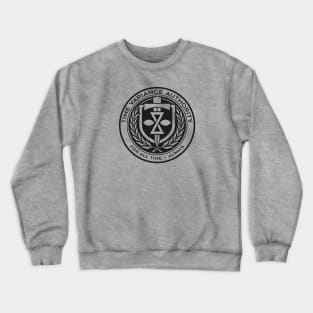 Seal of The Time Variance Authority (Black) Crewneck Sweatshirt